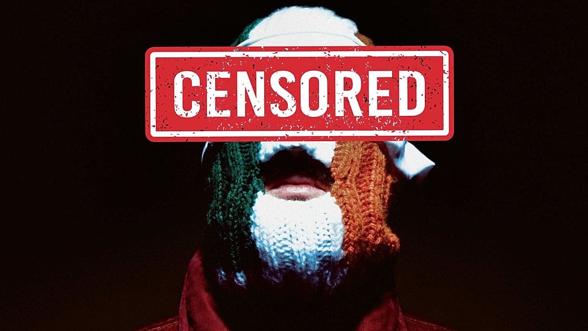 Have posters for Kneecap’s album ‘Fenian’ been censored in London transport?