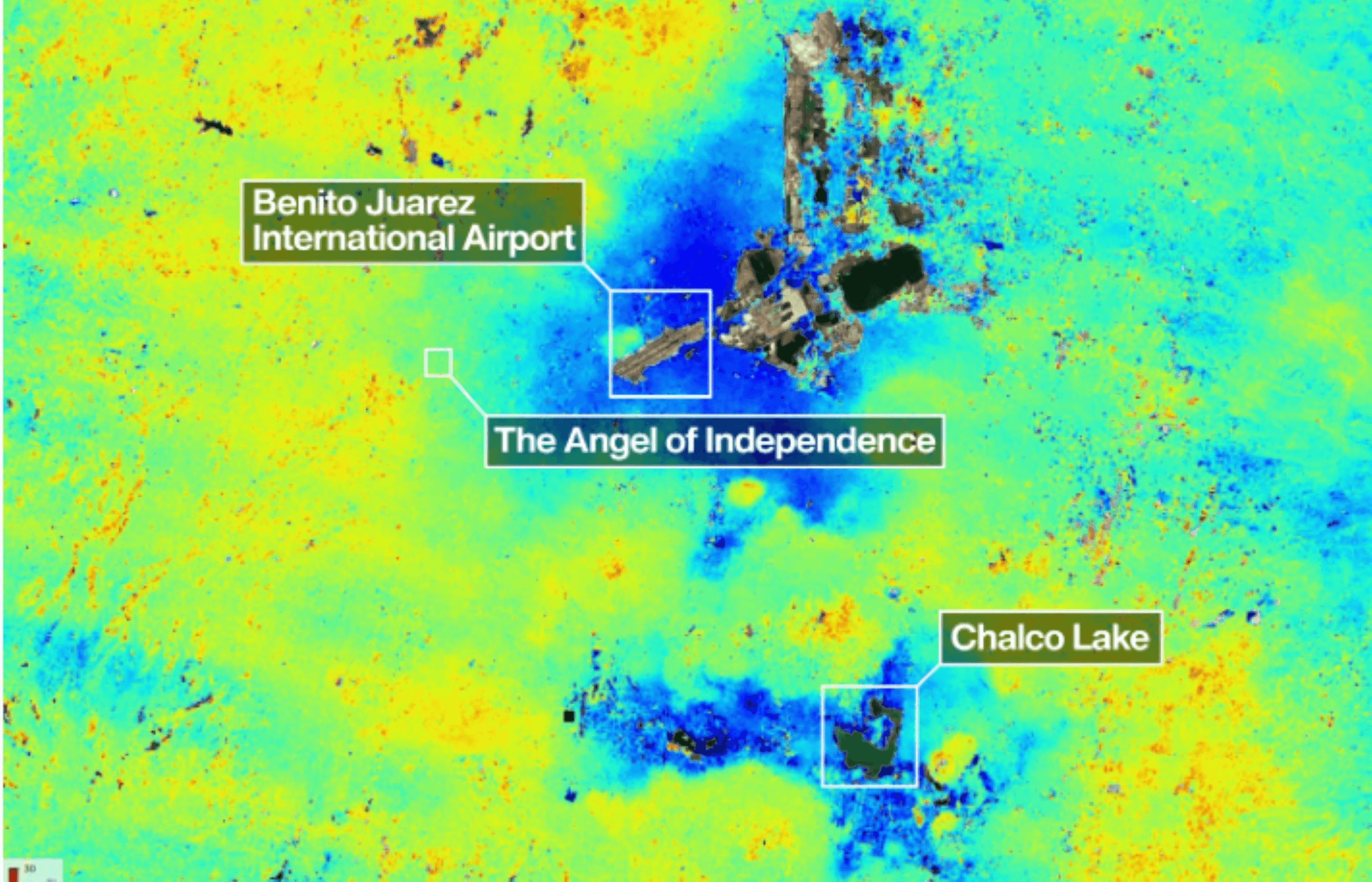 Mexico City Is Sinking. A Powerful NASA Satellite Just Exposed How Fast