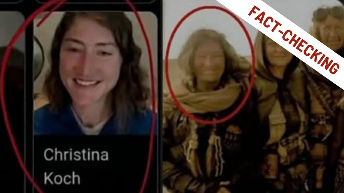 L’astronauta Christina Koch non è un’attrice di “Mad Max”