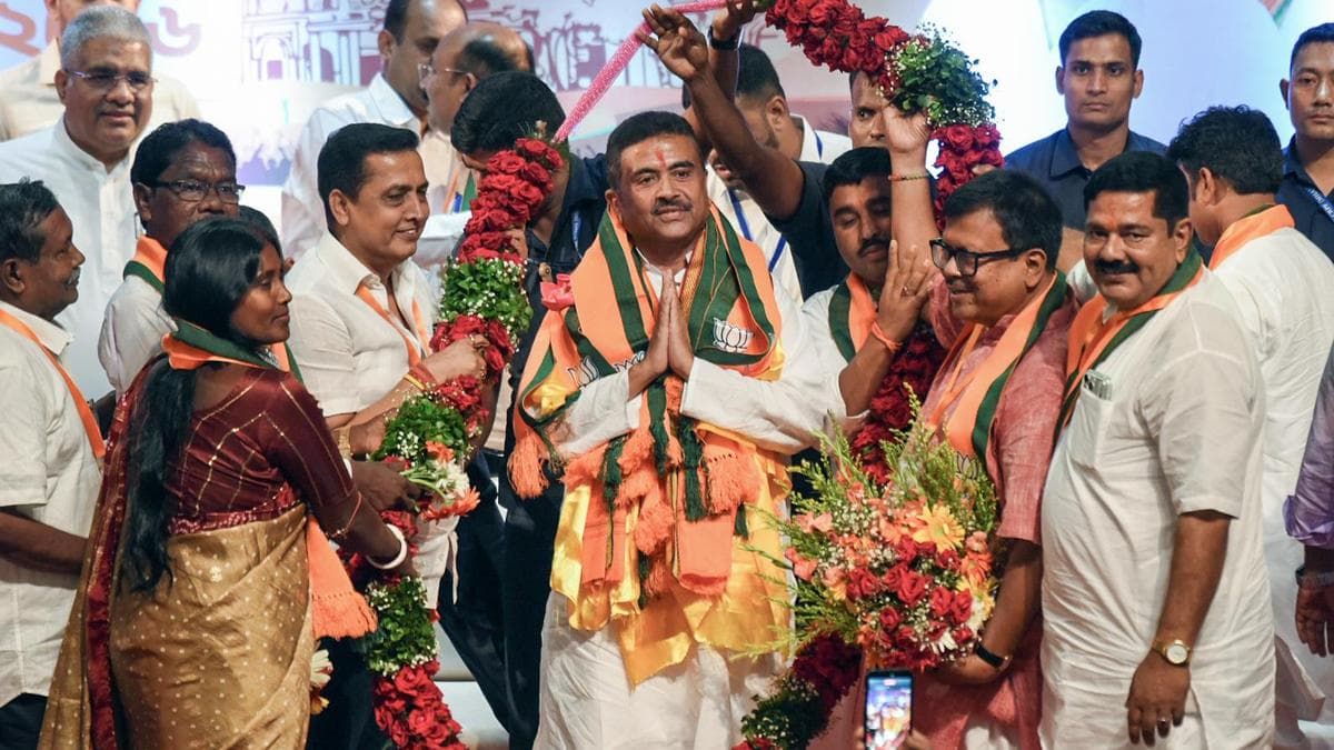 West Bengal government formation LIVE: Suvendu Adhikari meets Bengal Governor, stakes claim to form government