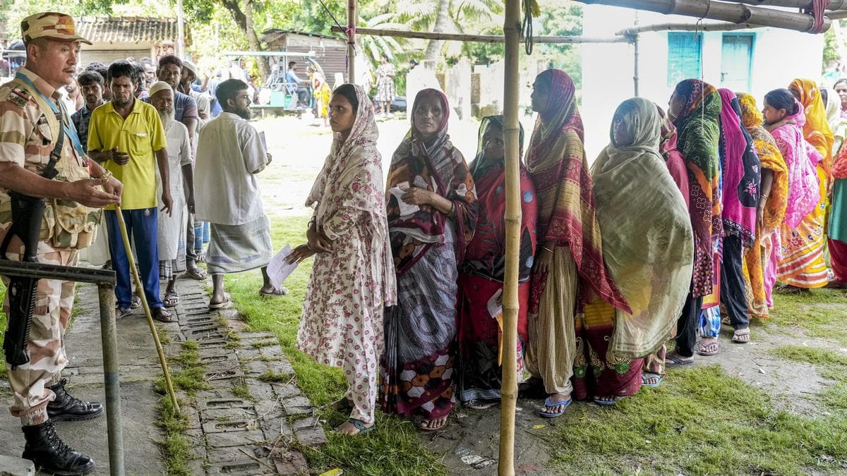 West Bengal election: Nearly 37% turnout till 11 a.m. in repoll in 15 booths of 2 Assembly seats