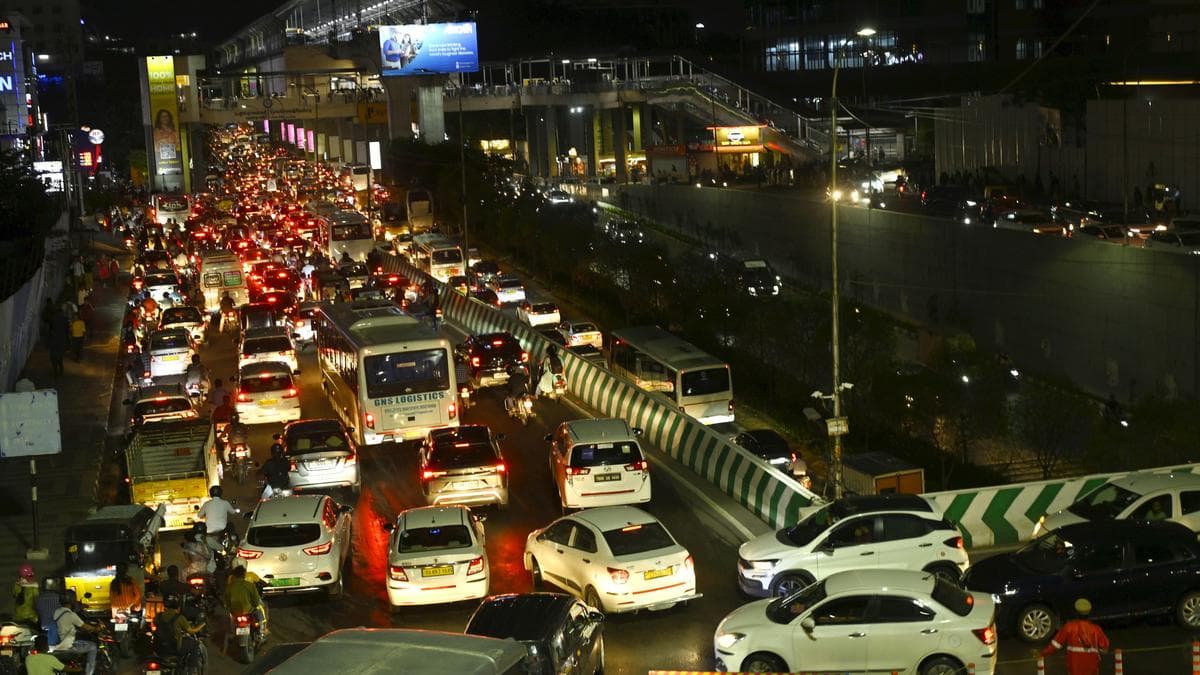 AI-powered platform tracks live traffic across 15 Cyberabad corridors, maps congestion in real time