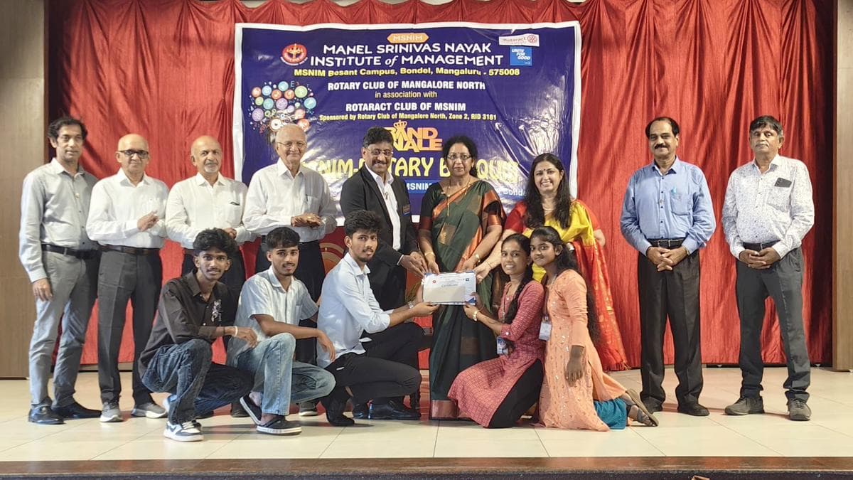 Dhavala College in Moodbidri wins MSNIM-Rotary Biz Quiz 2026