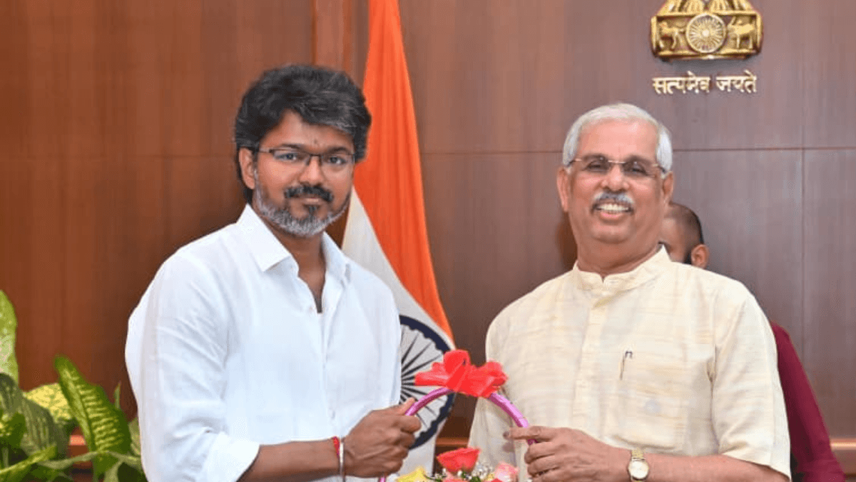 Tamil Nadu government formation LIVE: Vijay meets Governor, TVK-led coalition stakes claim to form government