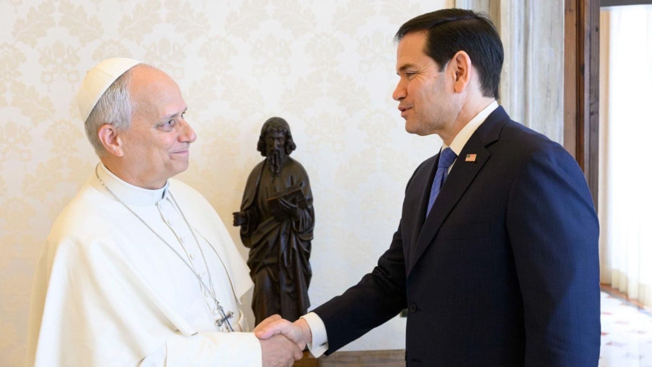 Rubio, terminata l’udienza con il Papa